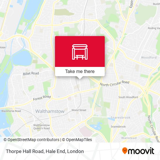 Thorpe Hall Road, Hale End map