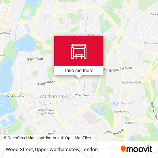Wood Street, Upper Walthamstow map