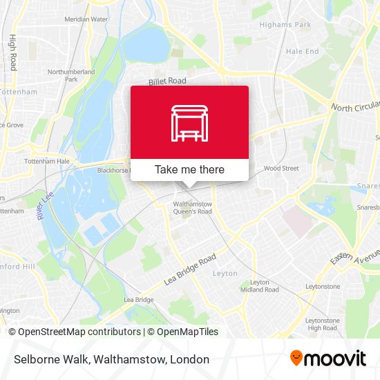 Selborne Walk, Walthamstow map