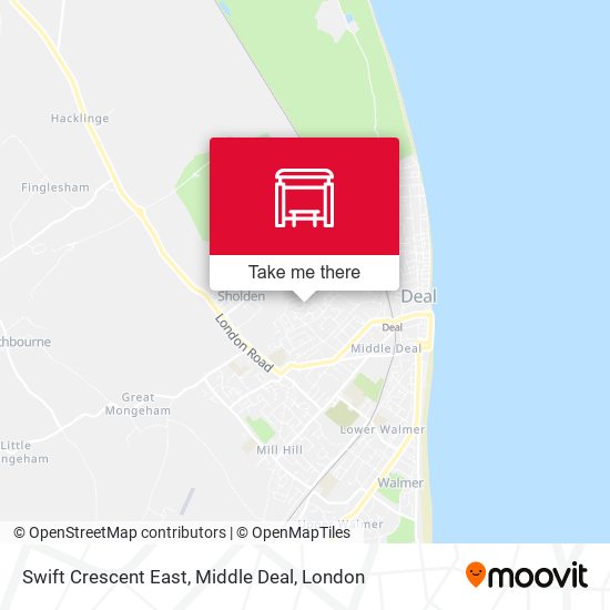 Swift Crescent East, Middle Deal map
