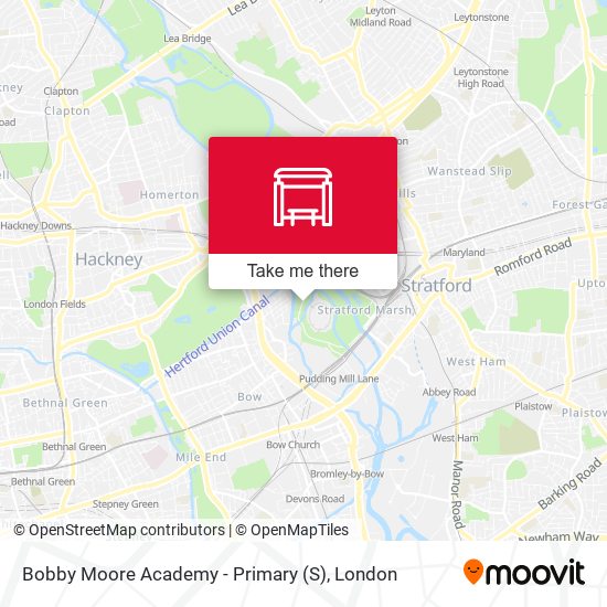 Bobby Moore Academy - Primary (S) map