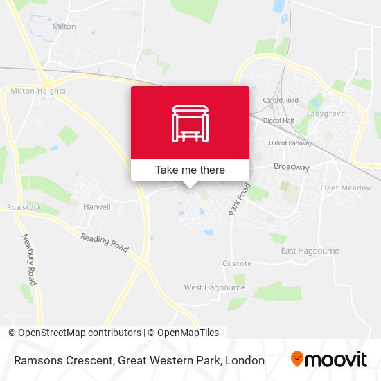 Ramsons Crescent, Great Western Park map