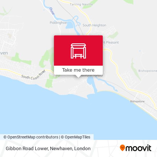 Gibbon Road Lower, Newhaven map