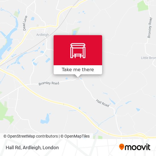 Hall Rd, Ardleigh map