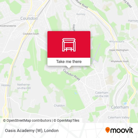 Oasis Academy (W) map