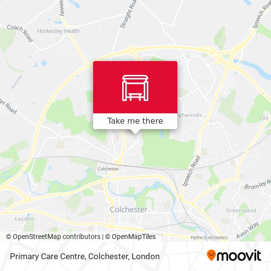Primary Care Centre, Colchester map