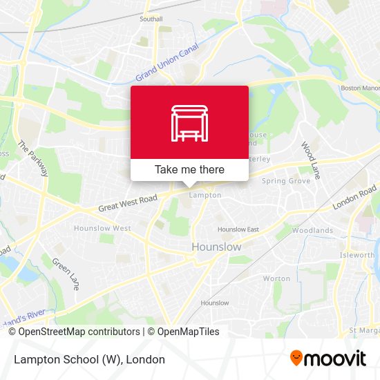 Lampton School map