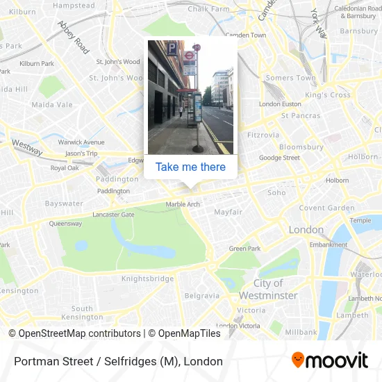 Selfridges Map Portman Street / Selfridges (M) - Routes, Schedules, and Fares