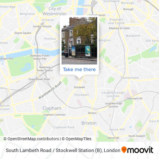 South Lambeth Road / Stockwell Station (B) map