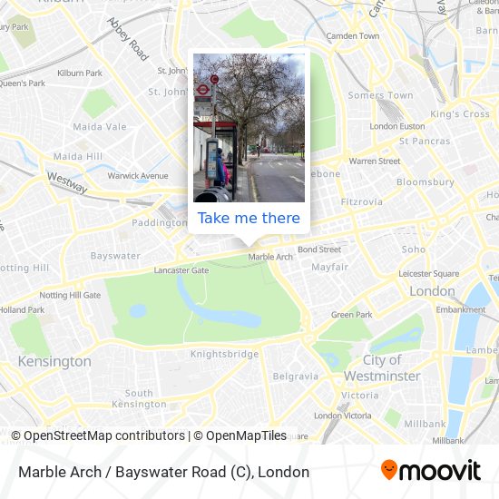 Marble Arch / Bayswater Road (C) map
