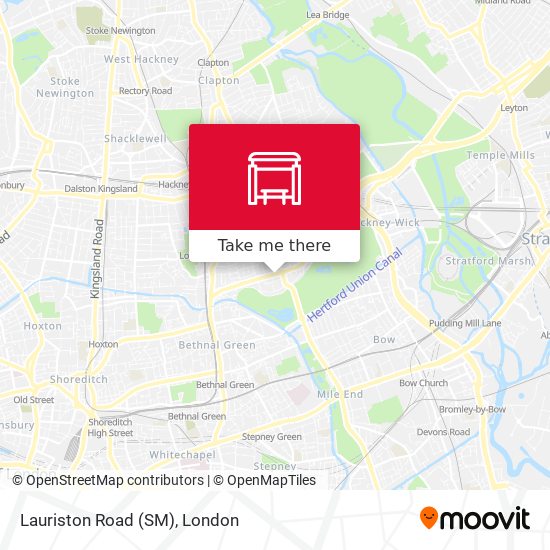 Lauriston Road (SM) map