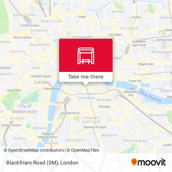 Blackfriars Road (SM) map