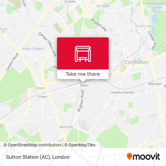 Sutton Station (AC) map