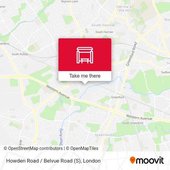 Howden Road / Belvue Road (S) map