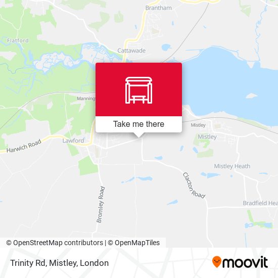 Trinity Rd, Mistley map