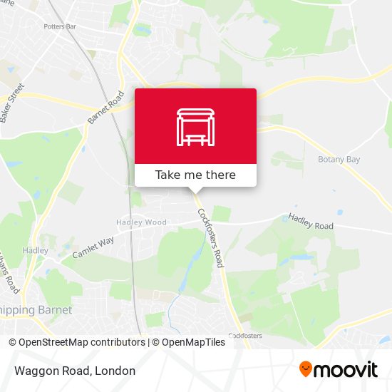 Waggon Road map