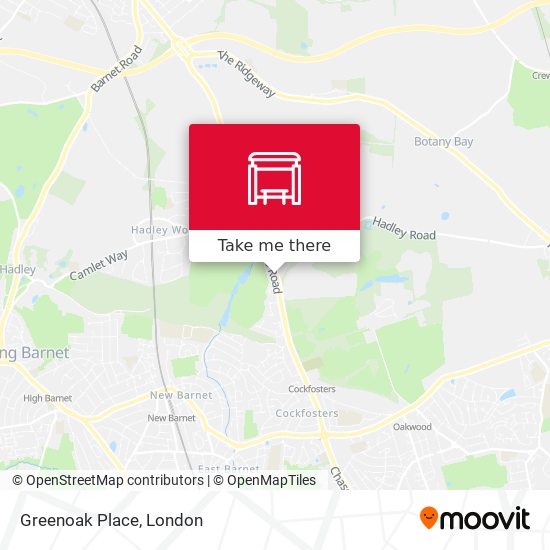 Greenoak Place map