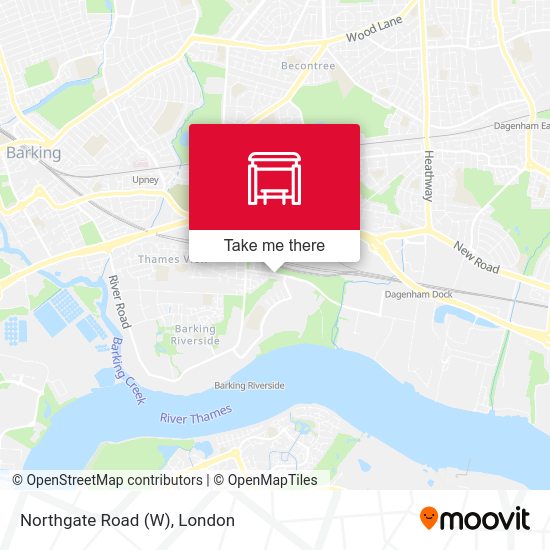 Northgate Road (W) map