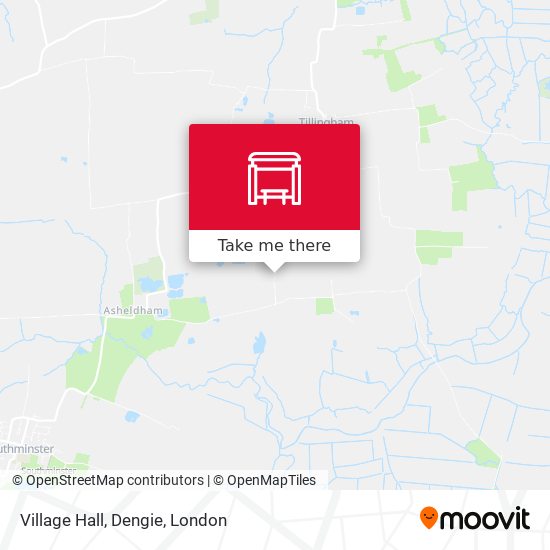 Village Hall, Dengie map