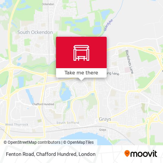 Fenton Road, Chafford Hundred map