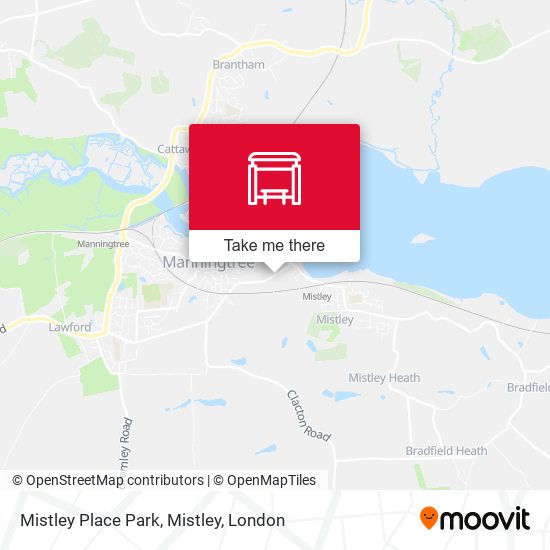 Mistley Place Park, Mistley map