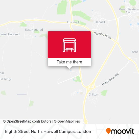 Eighth Street North, Harwell Campus map
