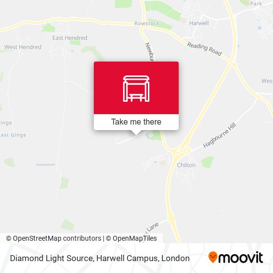 Diamond Light Source, Harwell Campus map