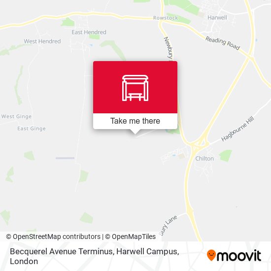 Becquerel Avenue Terminus, Harwell Campus map