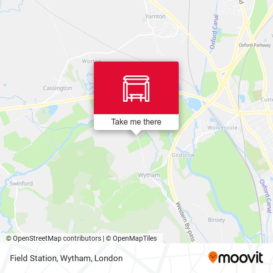 Field Station, Wytham map