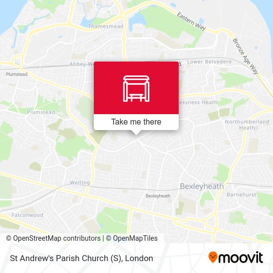 St Andrew's Parish Church map
