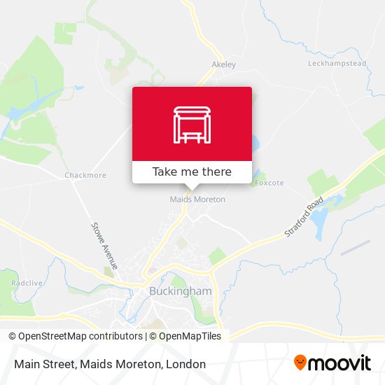 Main Street, Maids Moreton map