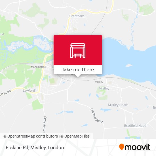 Erskine Rd, Mistley map