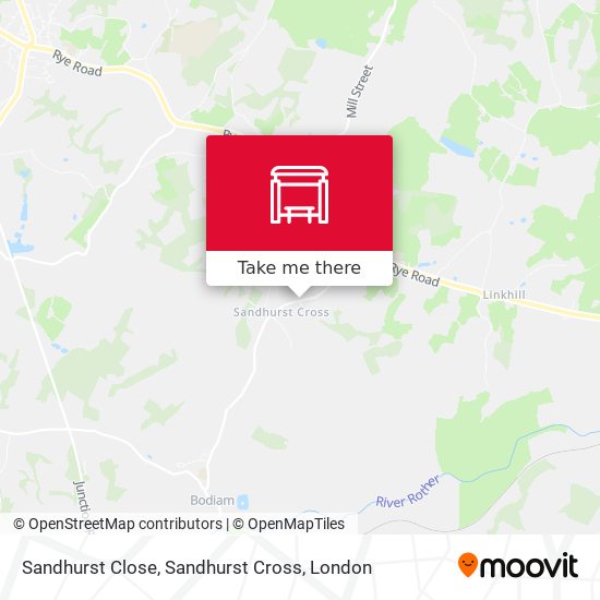 Sandhurst Close, Sandhurst Cross map