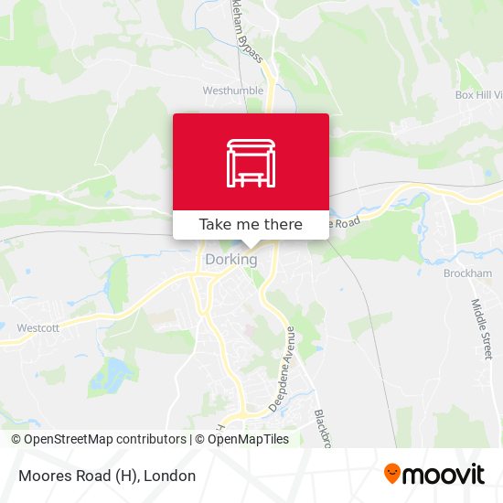 Moores Road (H) map