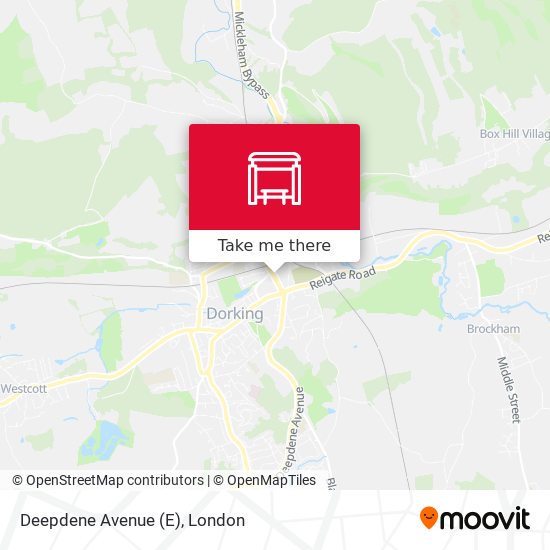 Deepdene Avenue (E) map
