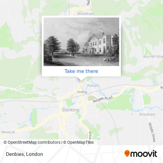 Denbies map