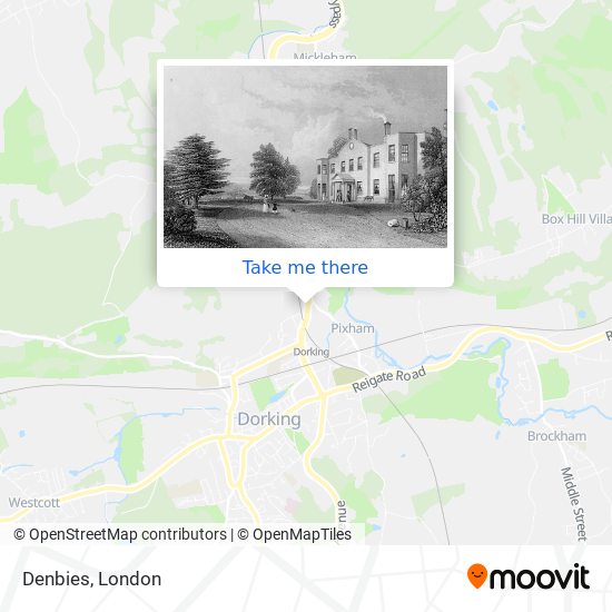 Denbies map