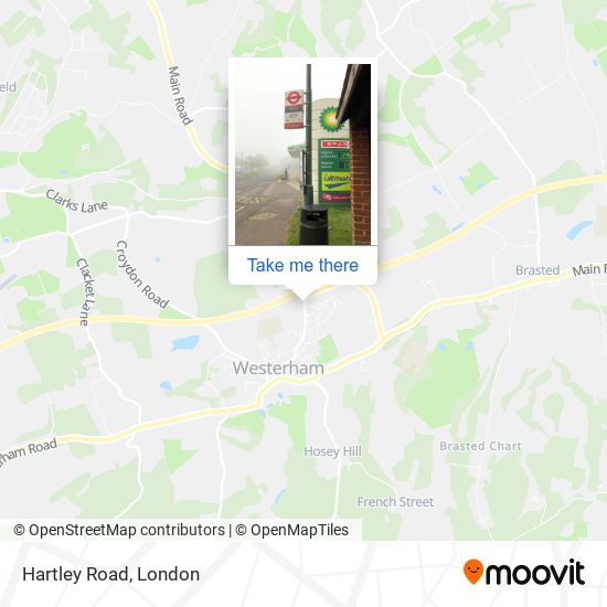 Hartley Road map