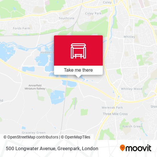 500 Longwater Avenue, Greenpark map
