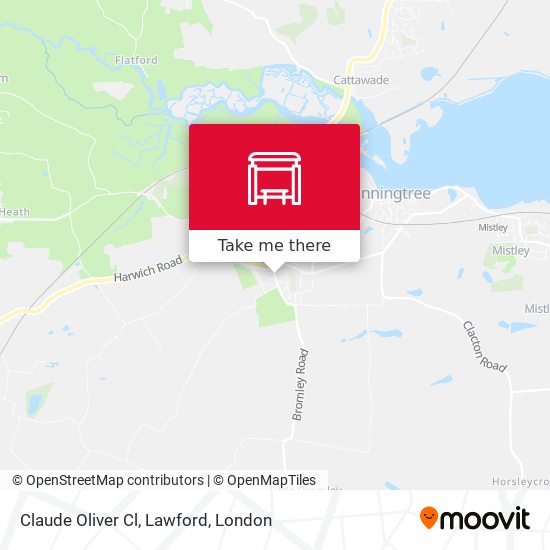Claude Oliver Cl, Lawford map