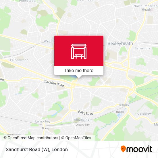 Sandhurst Road (W) map