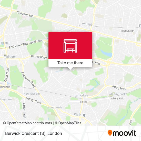 Berwick Crescent (S) map