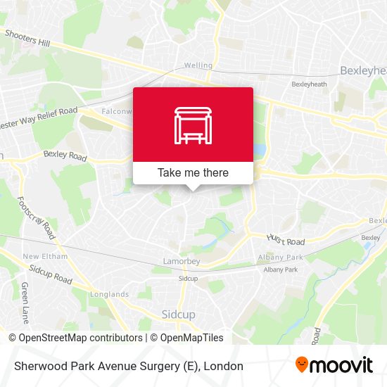 Sherwood Park Avenue Surgery (E) map