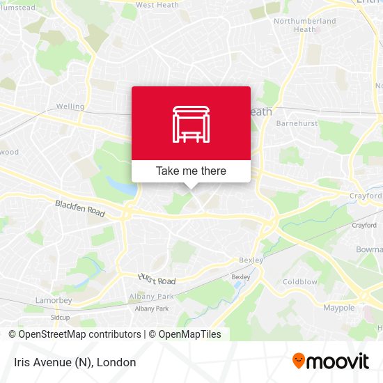 Iris Avenue (N) map