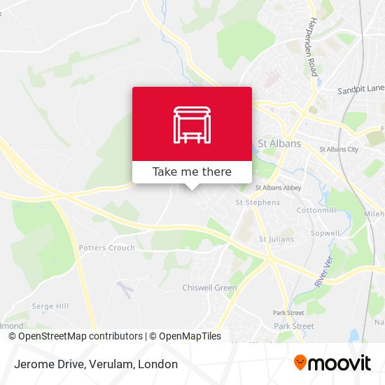 Jerome Drive, Verulam map