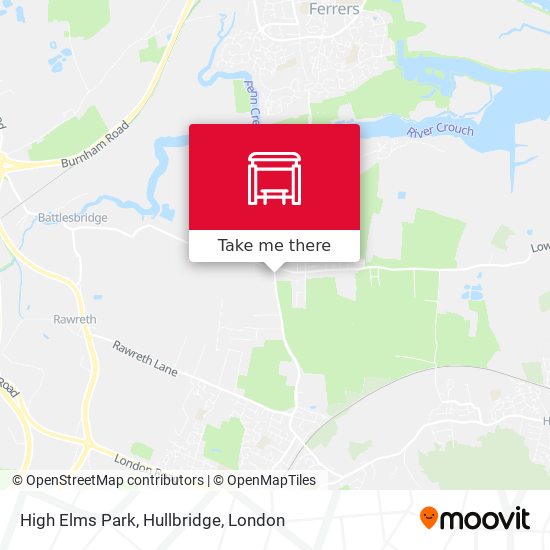 High Elms Park, Hullbridge map