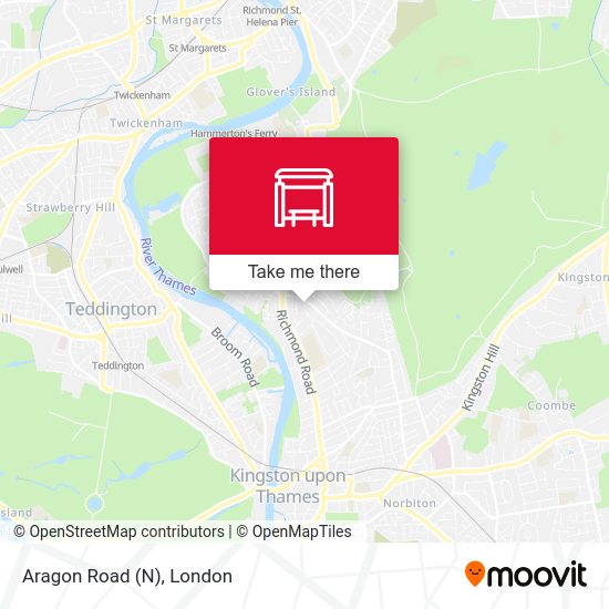 Aragon Road (N) map