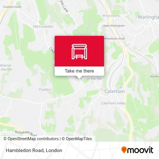 Hambledon Road map