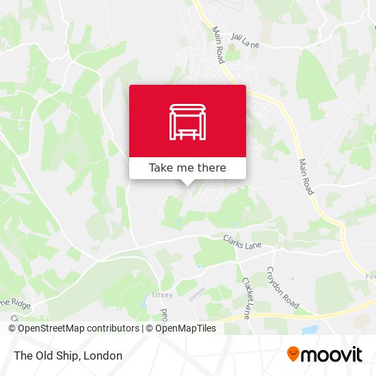 The Old Ship map