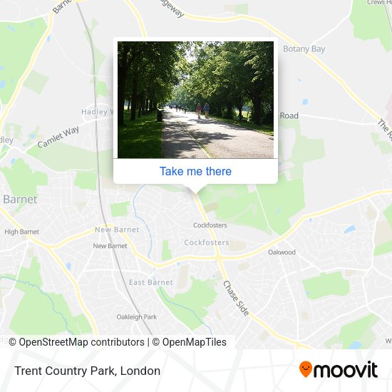 Trent Country Park map